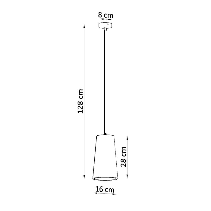 SOLLUX SL.0849 Lámpara Colgante de Cerámica GULCAN