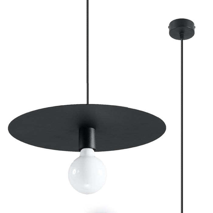 SOLLUX SL.0853 Lámpara Colgante FLAVIO Negro
