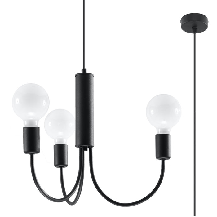 SOLLUX SL.0856 Lámpara PICCOLO 3 Negro