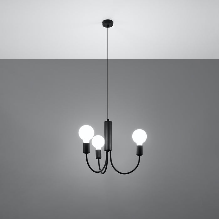 SOLLUX SL.0856 Lámpara PICCOLO 3 Negro
