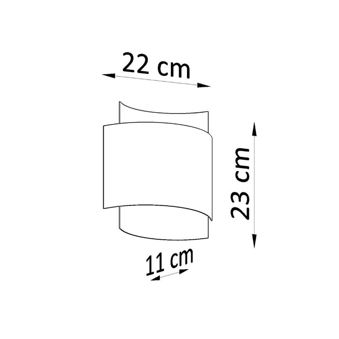 SOLLUX SL.0857 Aplique IMPACT Blanco