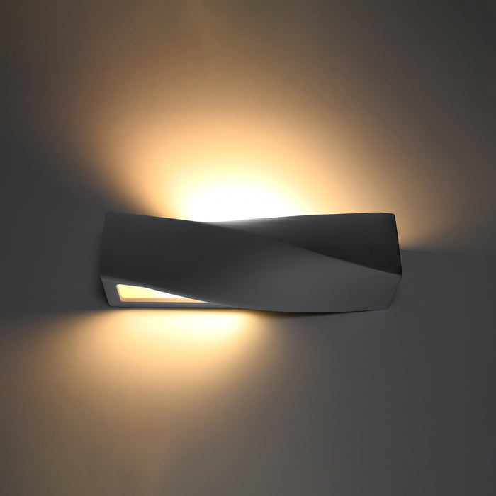 SOLLUX SL.0869 Aplique de Cerámica SIGMA Gris