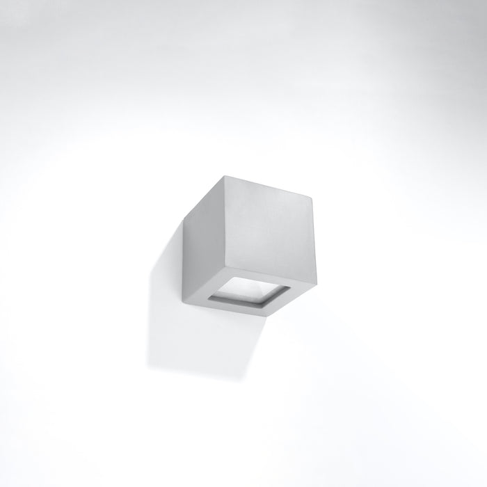 SOLLUX SL.0871 Aplique de Cerámica LEO Gris