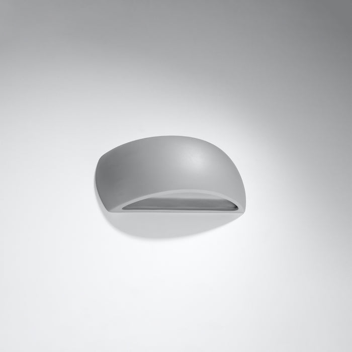 SOLLUX SL.0875 Aplique Cerámica PONTIUS Gris