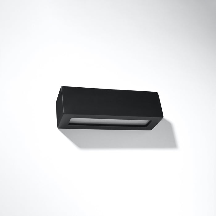 SOLLUX SL.0878 Aplique de Cerámica VEGA Negro