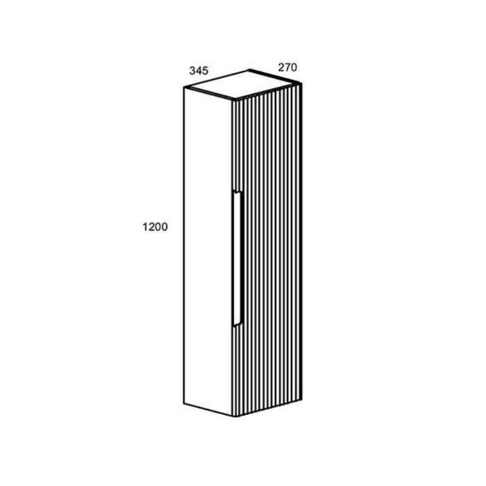 VISOBATH KYOTO Columna Colgar Reversible Gris Ceniza