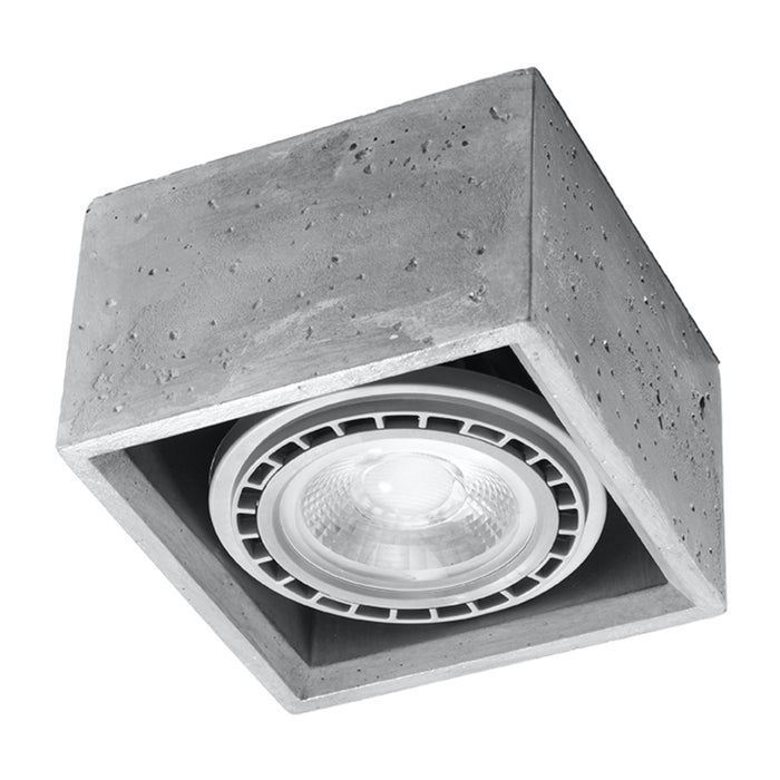 SOLLUX SL.0883 Lámpara de Techo QUATRO 1 Hormigón