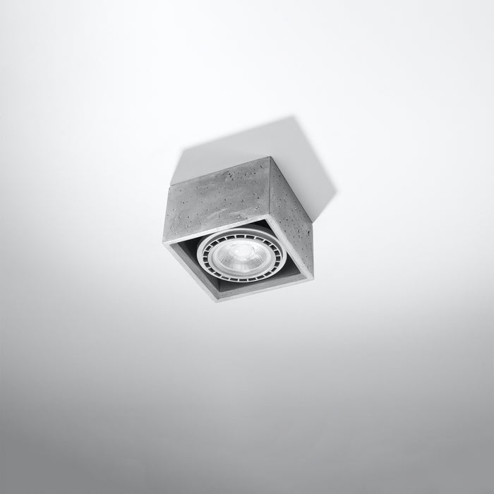 SOLLUX SL.0883 Lámpara de Techo QUATRO 1 Hormigón