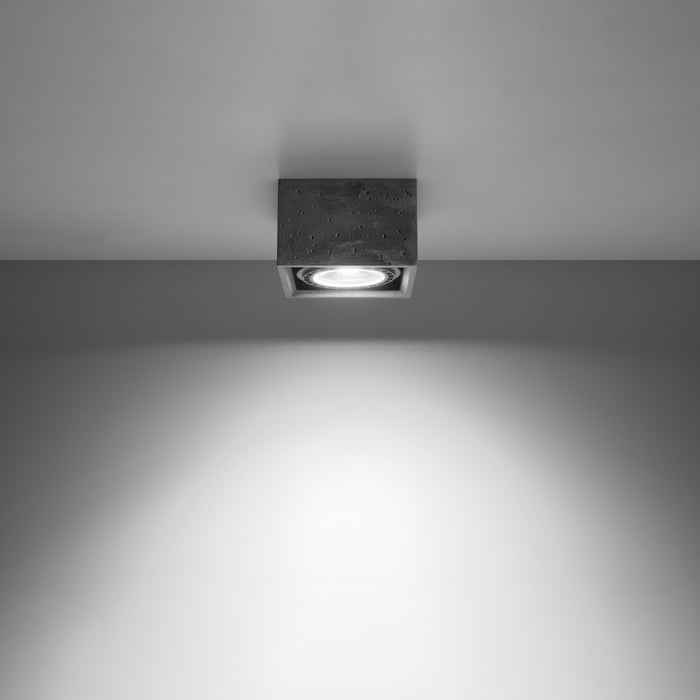SOLLUX SL.0883 Lámpara de Techo QUATRO 1 Hormigón