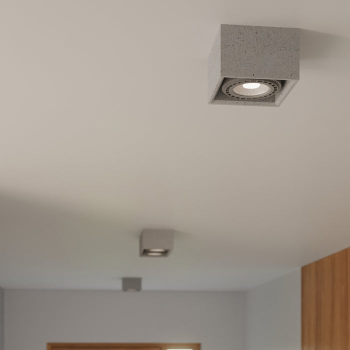 SOLLUX SL.0884 Lámpara de Techo QUATRO 2 Hormigón