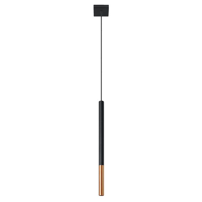 SOLLUX SL.0888 Lámpara Colgante MOZAICA 1 Negro Cobre