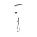 TRES 09288551NM SHOWER TECHNOLOGY Kit Grifo Termostático Electrónico Empotrado 2 Vías Shower Technology para Ducha Negro Mate