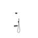 TRES 09288556NM SHOWER TECHNOLOGY Kit Grifo Termostático Electrónico Empotrado 2 Vías para Baño Ducha Negro Mate