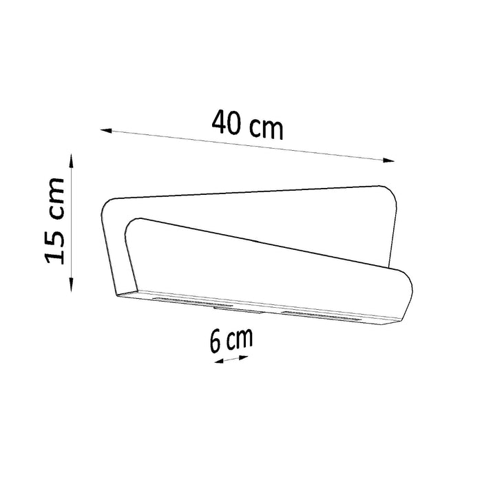 SOLLUX SL.0932 Aplique BASCIA Blanco