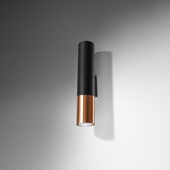 SOLLUX SL.0944 Aplique LOOPEZ Negro Cobre