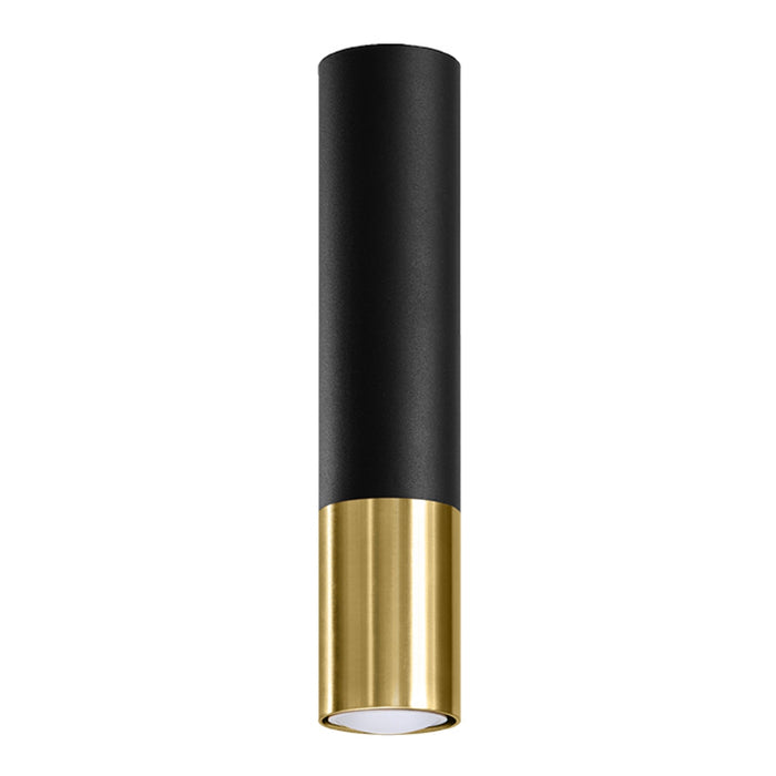 SOLLUX SL.0951 Lámpara de Techo LOOPEZ Negro Dorado