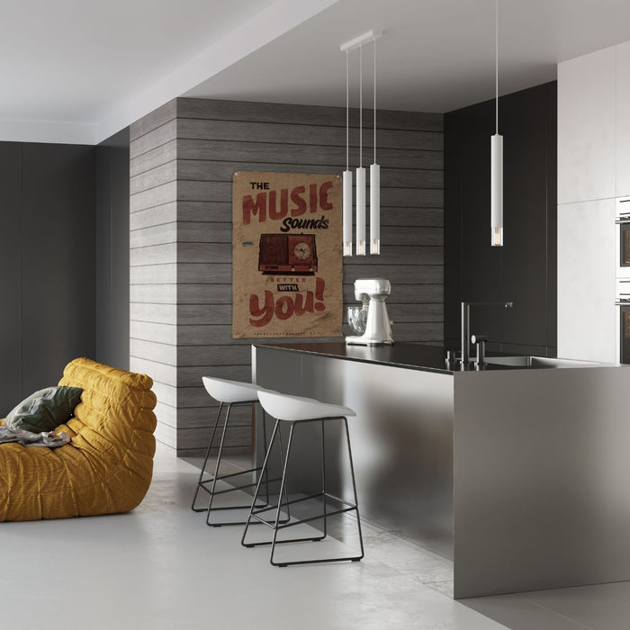 SOLLUX SL.0957 Lámpara Colgante WEZYR 1 Blanco