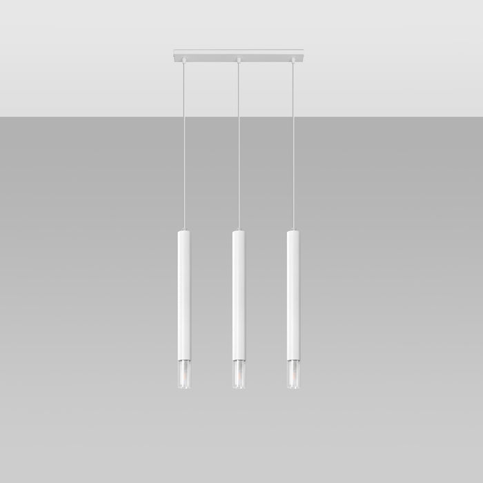 SOLLUX SL.0959 Lámpara Colgante WEZYR 3 Blanco