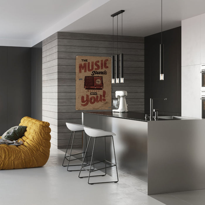 SOLLUX SL.0961 Lámpara Colgante WEZYR 2 Negro