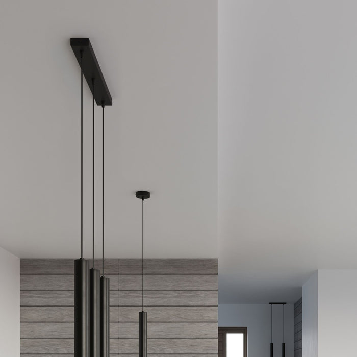 SOLLUX SL.0961 Lámpara Colgante WEZYR 2 Negro
