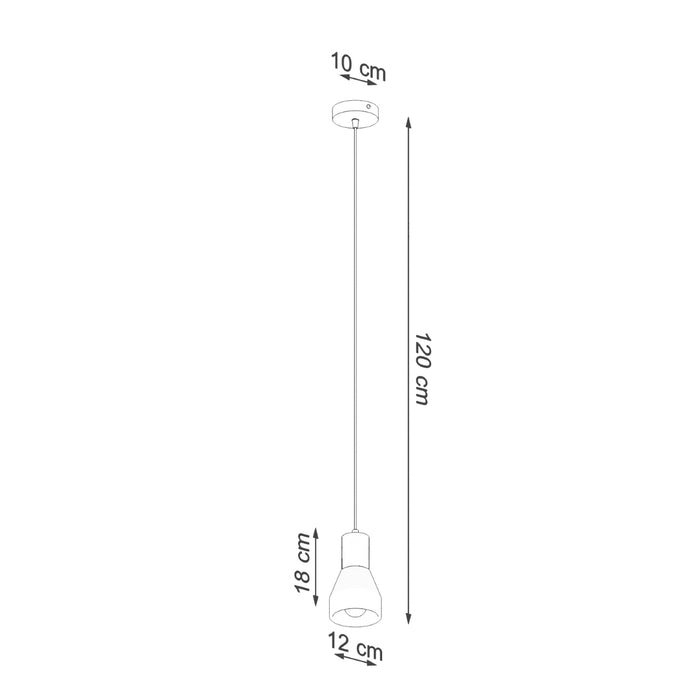 SOLLUX SL.0963 Lámpara Colgante QUBIC Negro