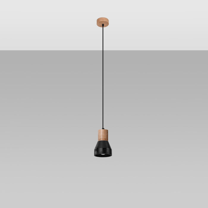 SOLLUX SL.0963 Lámpara Colgante QUBIC Negro