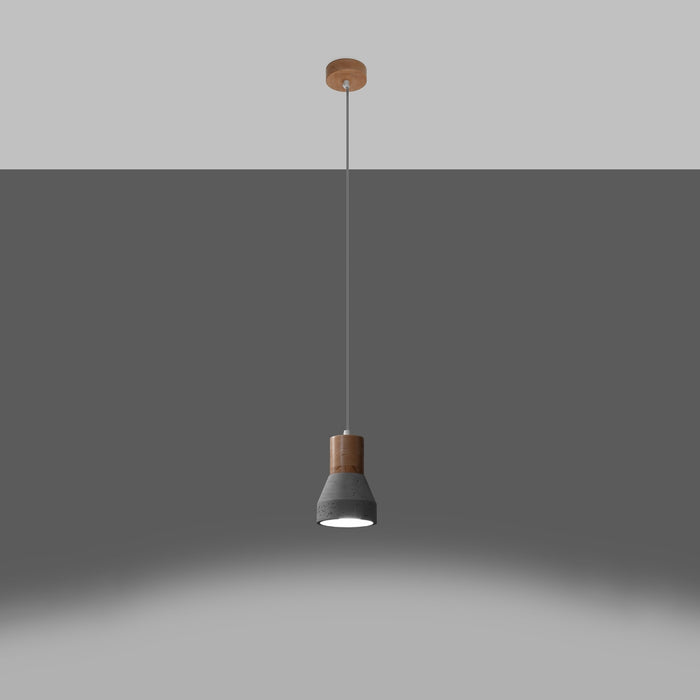 SOLLUX SL.0964 Lámpara Colgante QUBIC Gris