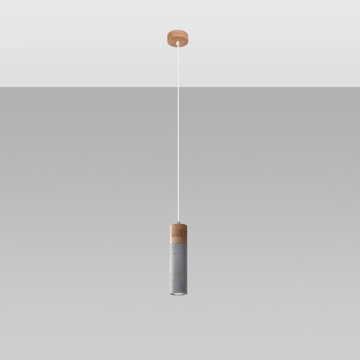 SOLLUX SL.0965 Lámpara Colgante ZANE 1 Gris