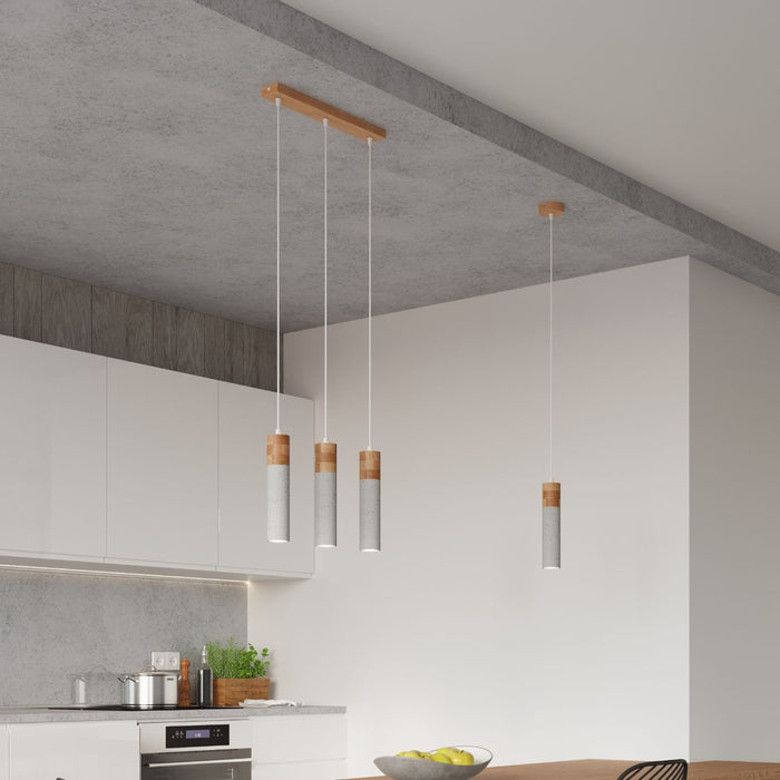 SOLLUX SL.0967 Lámpara Colgante ZANE 3 Gris