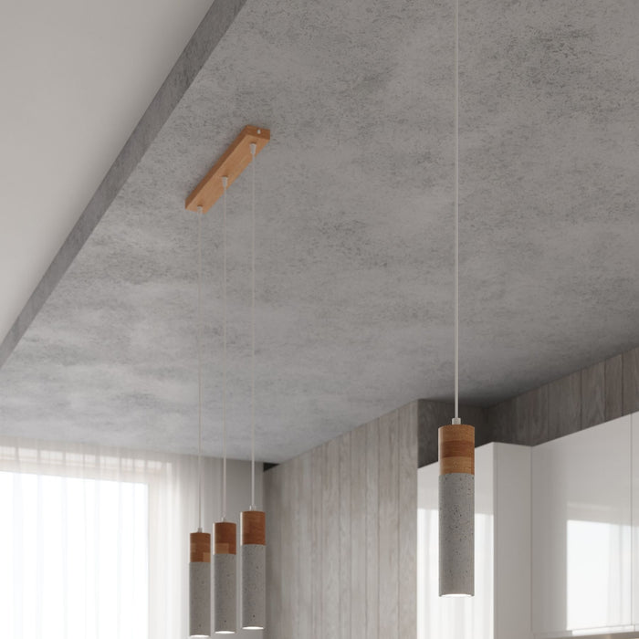 SOLLUX SL.0967 Lámpara Colgante ZANE 3 Gris