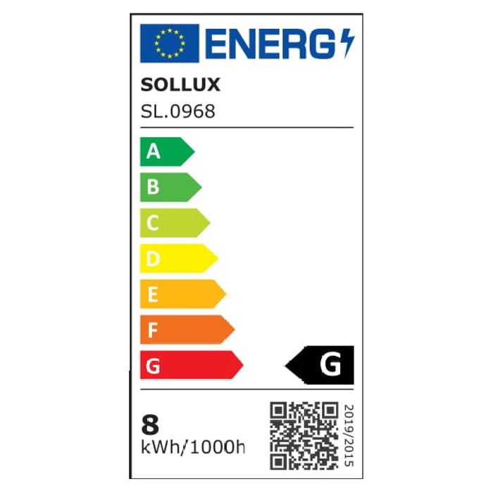 SOLLUX SL.0968 Bombilla LED E27 3000K 7,5W 620lm
