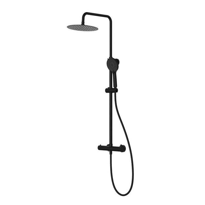 LLAVISAN L129474 ROUND BLACK Columna Monomando T 2 Vias