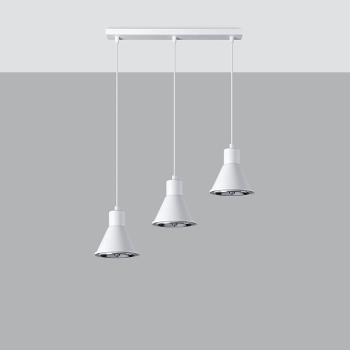 SOLLUX SL.0988 Lámpara Colgante TALEJA 3 Blanco [ES111]