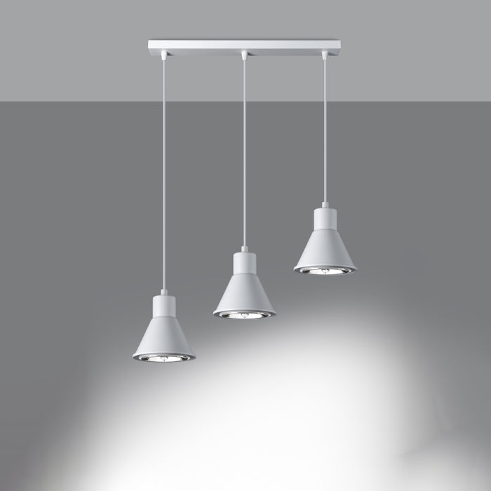 SOLLUX SL.0988 Lámpara Colgante TALEJA 3 Blanco [ES111]