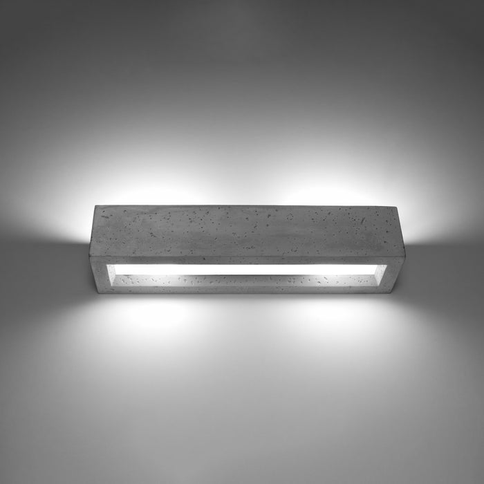 SOLLUX SL.0993 Lámpara de Pared VEGA 50 Hormigón
