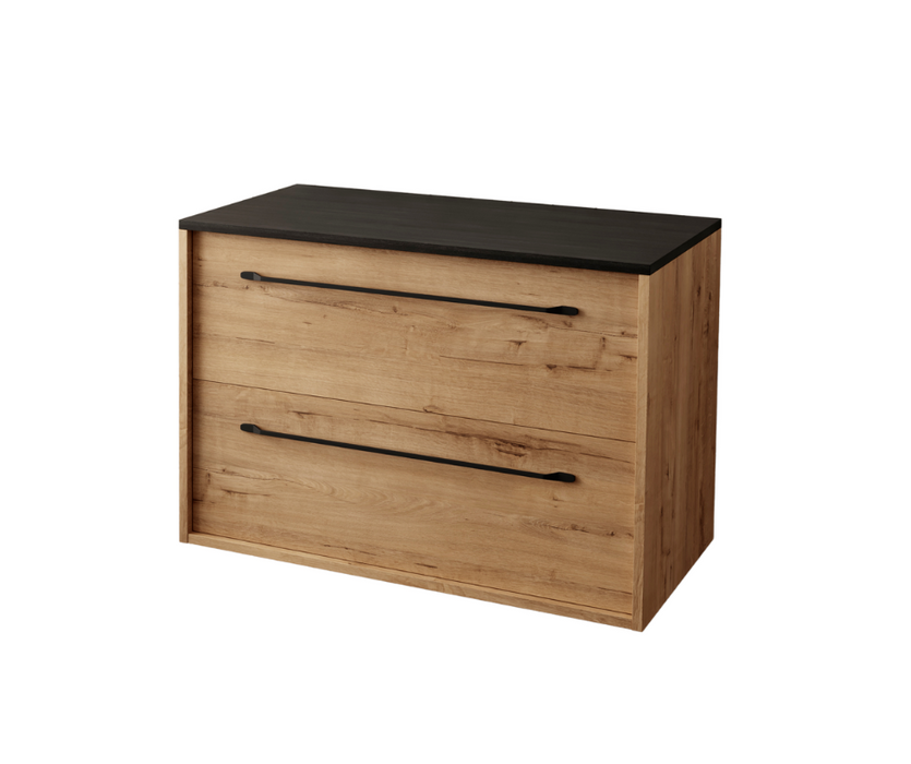 BATHME LENNOX TAP Mueble de Baño sin Lavabo con Encimera Roble Ostippo Ebony