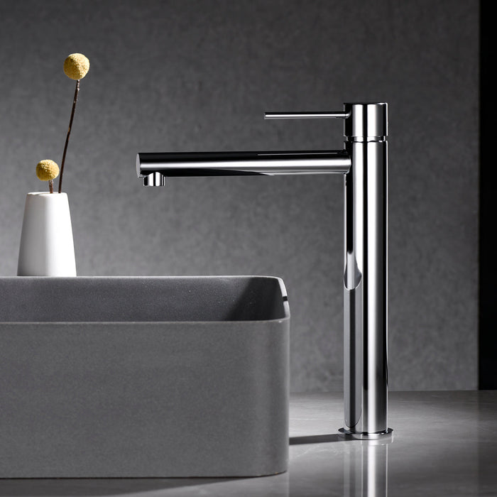 IMEX BDYS045-3 MILOS STICK Grifo de Lavabo Alto Cromo