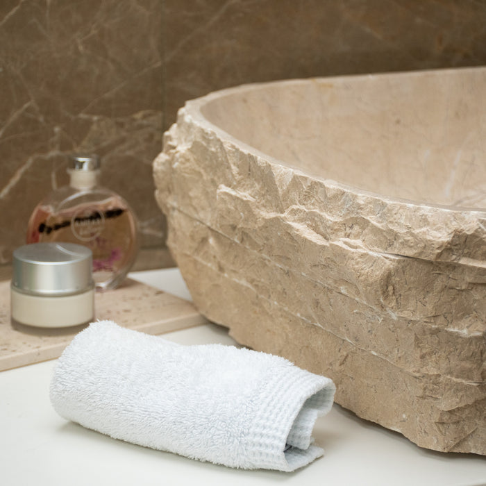 FORZINI FZ-BG/VB-MB-101 DIANA Lavabo de mármol Beige