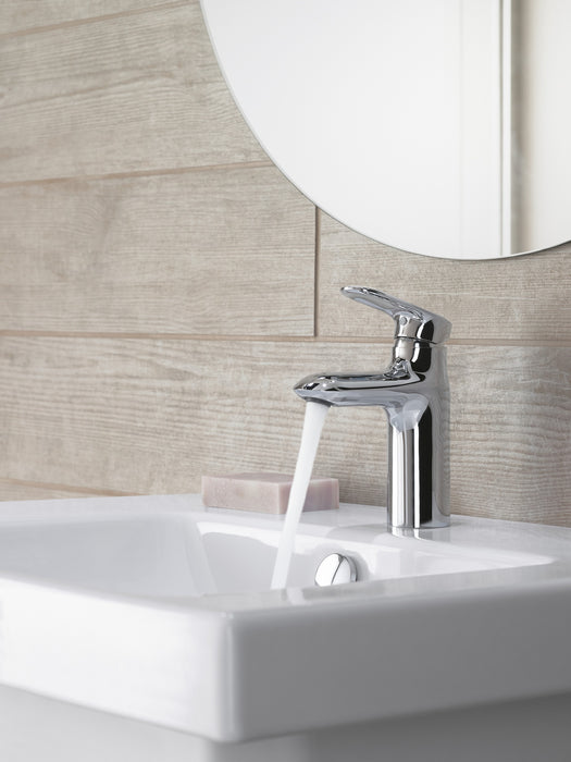 Jacob Delafon E98827-CP KUMIN Monomando de lavabo con desagüe automático