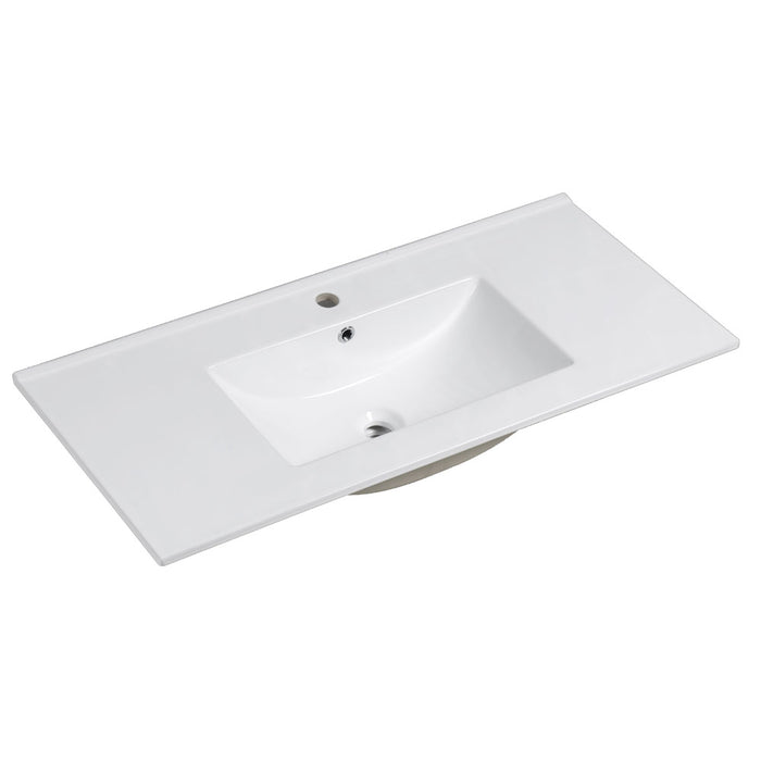 LLAVISAN 509024 Lavabo De Encastrar Vanguard 101X46X1,8 Blanco