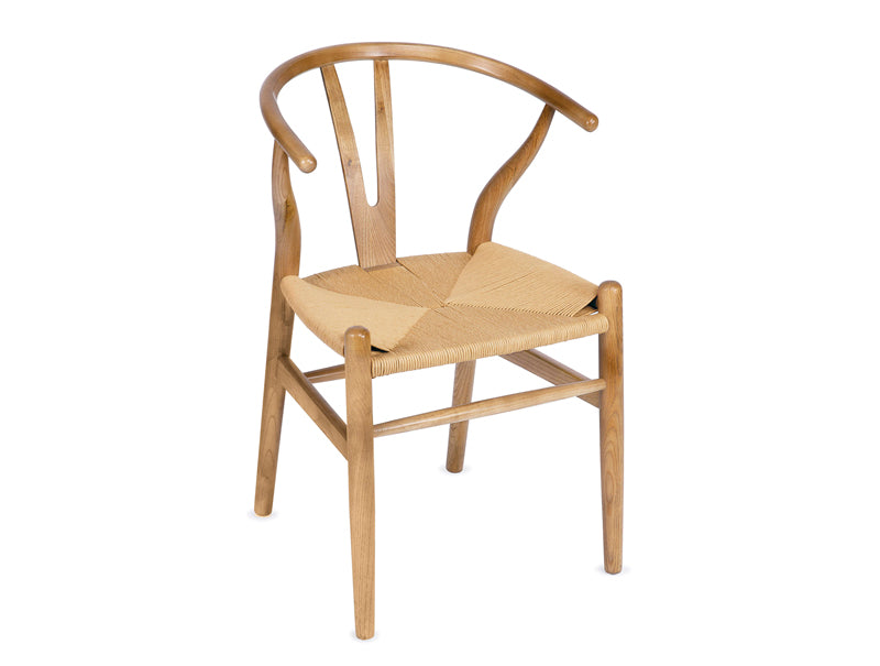 ANDREA HOUSE MU70002 SALMA Silla Madera de Olmo y Cordón De Papel
