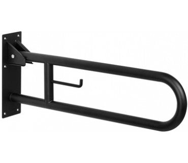 MEDICLINICS BG2800B MEDINOX Barra Abatible Vertical Negra
