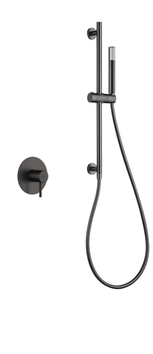 IMEX SMM039/BGM MONZA-TIVOLI Grifo Monomando Ducha Con Set Black Gun Metal