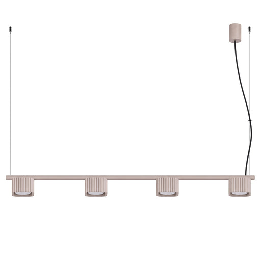 SOLLUX SL.3041 Lámpara De Araña Riff 4 Taupe Gx53