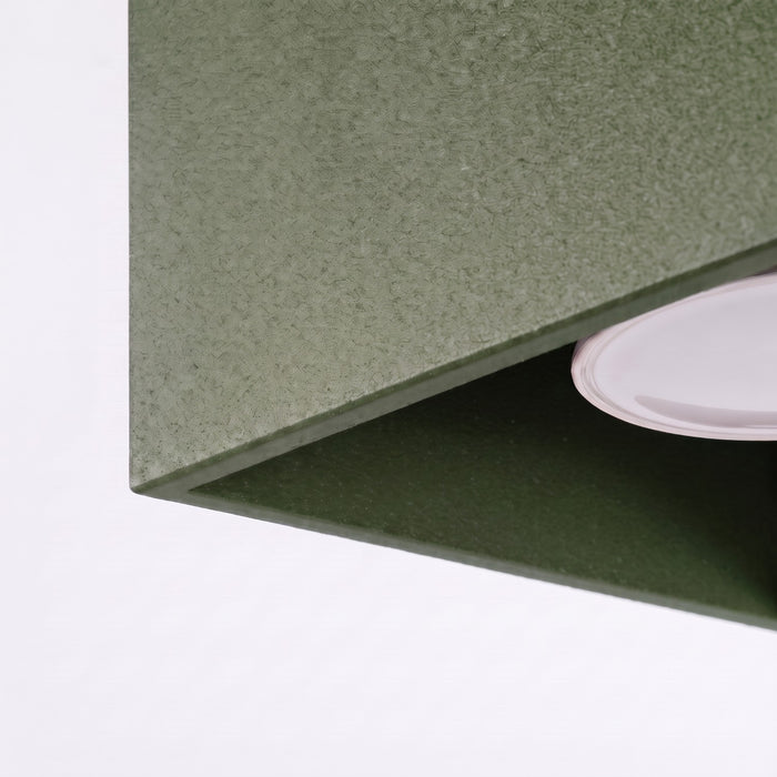 SOLLUX SL.2115 Plafón Quad 1 Verde Oliva
