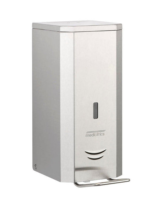 MEDICLINICS DJSP036CS Dispensador de Espray Desinfectante de Palanca de Acero Inox AISI 304 1 5L Acabado Satinado