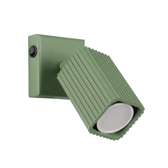 SOLLUX SL.3301 Lámpara De Pared Rayo Verde Salvia Con Interruptor