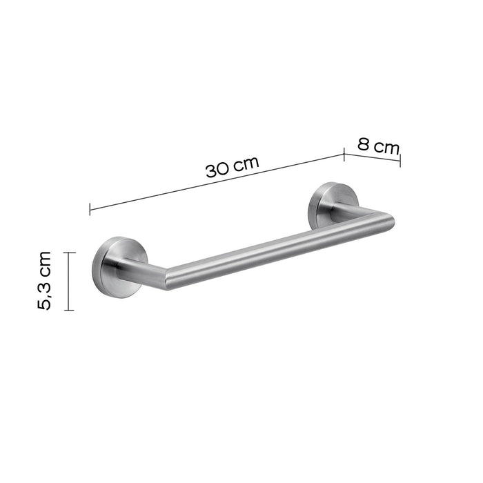 GEDY 50213038000 PROJECT Toallero 30 cm Cepillado