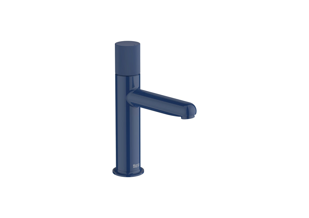ROCA A5A3B3FP00 NU Grifo Monomando Lavabo Cold Start Maneta Stripes Azul Cobalto