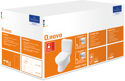 VILLEROY & BOCH O-NOVO Inodoro Completo Alimentación Inferior Blanco